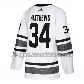 Toronto Maple Leafs Auston Matthews 34 2019 All-Star Adidas Wit Authentic Shirt - Mannen